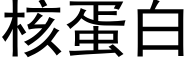 核蛋白 (黑体矢量字库)