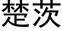 楚茨 (黑体矢量字库)