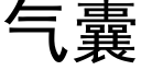 气囊 (黑体矢量字库)