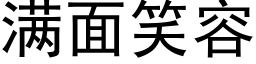 滿面笑容 (黑體矢量字庫)