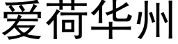 愛荷華州 (黑體矢量字庫)