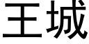 王城 (黑體矢量字庫)