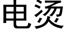 電燙 (黑體矢量字庫)