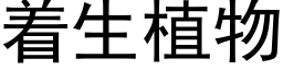 着生植物 (黑體矢量字庫)