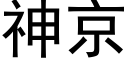 神京 (黑体矢量字库)