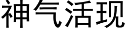 神氣活現 (黑體矢量字庫)