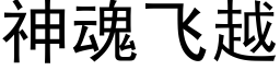 神魂飞越 (黑体矢量字库)