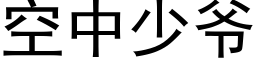 空中少爺 (黑體矢量字庫)