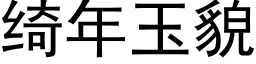 绮年玉貌 (黑體矢量字庫)