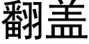 翻蓋 (黑體矢量字庫)