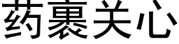 药裹关心 (黑体矢量字库)