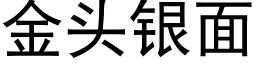 金頭銀面 (黑體矢量字庫)