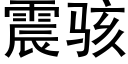 震駭 (黑體矢量字庫)