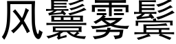 风鬟雾鬓 (黑体矢量字库)