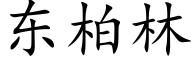 東柏林 (楷體矢量字庫)