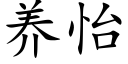 养怡 (楷体矢量字库)