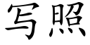 写照 (楷体矢量字库)