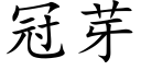 冠芽 (楷体矢量字库)