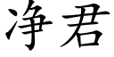 净君 (楷体矢量字库)