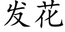 发花 (楷体矢量字库)