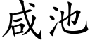 咸池 (楷体矢量字库)