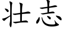 壮志 (楷体矢量字库)