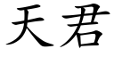 天君 (楷体矢量字库)