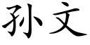 孫文 (楷體矢量字庫)