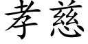 孝慈 (楷体矢量字库)