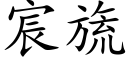 宸旒 (楷体矢量字库)