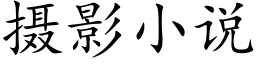 摄影小说 (楷体矢量字库)