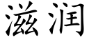 滋潤 (楷體矢量字庫)