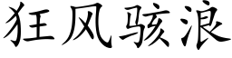 狂风骇浪 (楷体矢量字库)