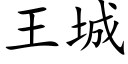 王城 (楷體矢量字庫)