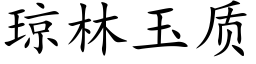 瓊林玉質 (楷體矢量字庫)