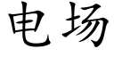 电场 (楷体矢量字库)