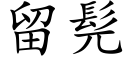 留髡 (楷體矢量字庫)