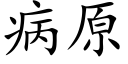 病原 (楷体矢量字库)