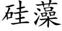 矽藻 (楷體矢量字庫)