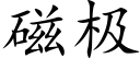 磁极 (楷体矢量字库)