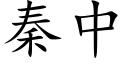 秦中 (楷体矢量字库)