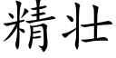 精壯 (楷體矢量字庫)