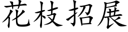 花枝招展 (楷体矢量字库)