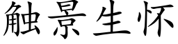 觸景生懷 (楷體矢量字庫)