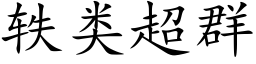 轶类超群 (楷体矢量字库)