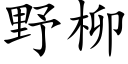 野柳 (楷体矢量字库)