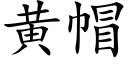 黄帽 (楷体矢量字库)