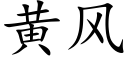 黄风 (楷体矢量字库)